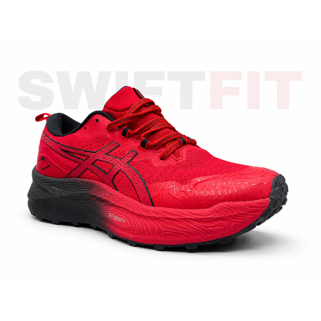 ASICS Trabuco Max 2 – Red/ Black Trail Running Shoes